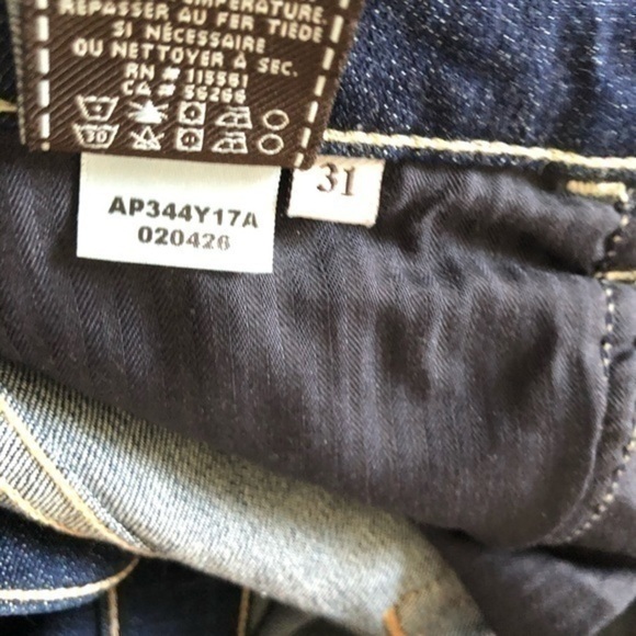 7 For All Mankind Blue Denim Mid Rise Bootcut 31 - Picture 10 of 10